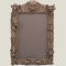 Miroir avec yeux en verre marron, 84х58 cm