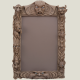Miroir avec yeux en verre marron, 84х58 cm