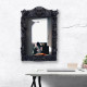 Miroir sans yeux en verre noir, 84х58 cm