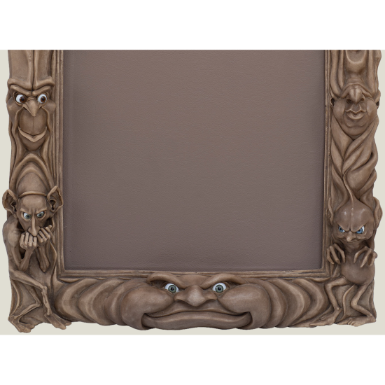 Miroir avec yeux en verre marron, 84х58 cm