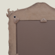 Miroir avec yeux en verre marron, 84х58 cm