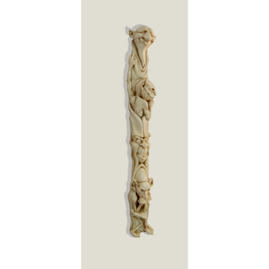 Colonne Fantôme suspendue (gauche) ivoire, 79 cm