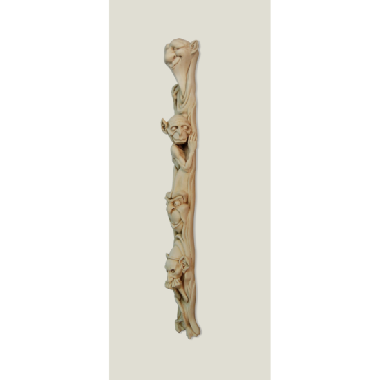 Colonne Fantôme suspendue (gauche) ivoire, 79 cm