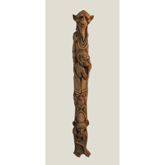 Colonne Fantôme suspendue (gauche) grès, 79 cm