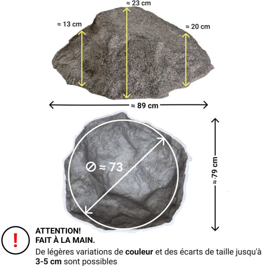 Faux rocher pour jardin M-02