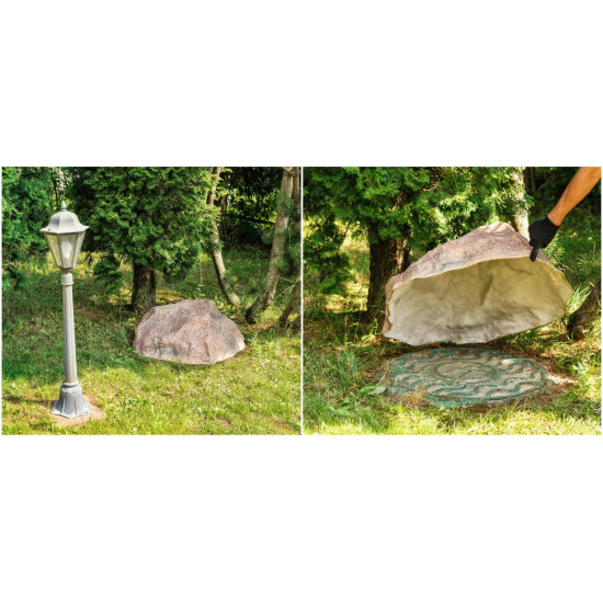 Faux rocher pour jardin M-02 (Rouge) Faux rocher pour jardin M-02 (Rouge)