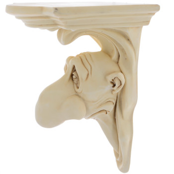 Console Big Nose ivoire, 26 cm