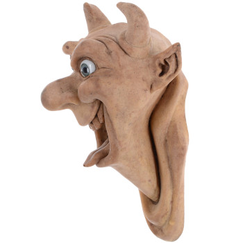 Tête de diable grès, 22 cm