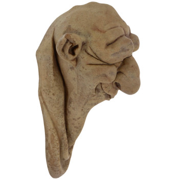 Gnome suspendu grès, 20 cm