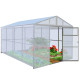 Serre grande 4 x 2,85m avec polycarbonate 4mm