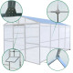 Serre grande 4 x 2,85m avec polycarbonate 4mm