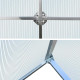 Serre grande 4 x 2,85m avec polycarbonate 4mm
