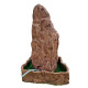 Pierre de jeu d'eau pour jardin - Accessoires de bassin de fontaine sur pied - Monolith Rouge - M