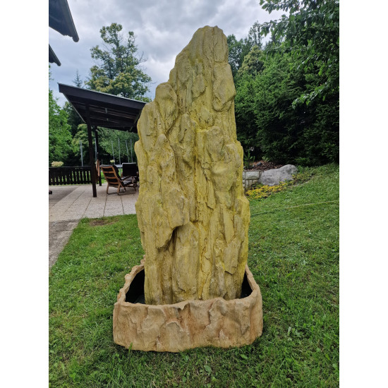 Pierre de jeu d'eau pour jardin - Accessoires de bassin pour fontaine sur pied - Monolith - XL Pierre de jeu d'eau pour jardin - Accessoires de bassin pour fontaine sur pied - Monolith - XL
