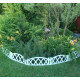 Clôture de jardin – Bordure de clôture de jardin décorative, lot de 5 (longueur totale 3 mètres, blanc) Clôture de jardin – Bordure de clôture de jardin décorative, lot de 5 (longueur totale 3 mètres, blanc)