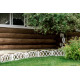Clôture de jardin – Bordure de clôture de jardin décorative, lot de 5 (longueur totale 3 mètres, blanc) Clôture de jardin – Bordure de clôture de jardin décorative, lot de 5 (longueur totale 3 mètres, blanc)